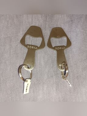 TWO Beer Openers by BOSKA On Keychain / Keyring NWT